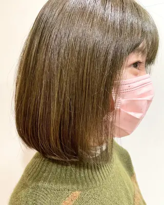 ミディアム カラー レイヤー/パーマ TAKUYAのヘアスタイル