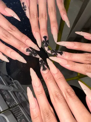 ネイル 33nail✴️栄 スミレ❇️Gel-xのネイルデザイン