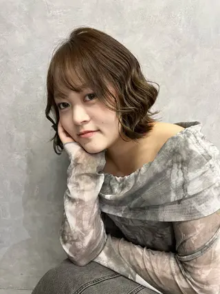 ショート カラー 透明感/レイヤー 🇰🇷tomonaのヘアスタイル