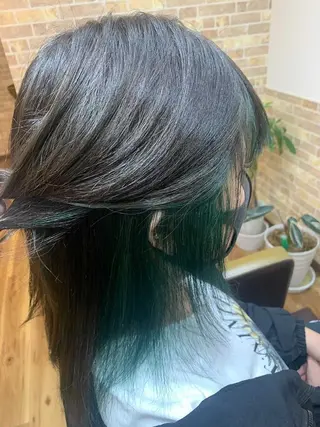 ミディアム カラー ヘアーハウス テンプラードのヘアスタイル