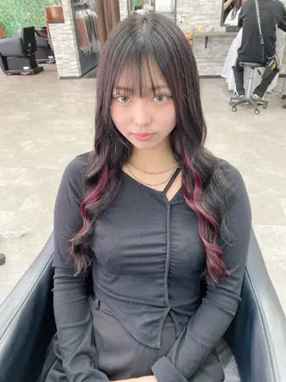 ロング 外れにくいエク💚 EST梅田TAKIのヘアスタイル