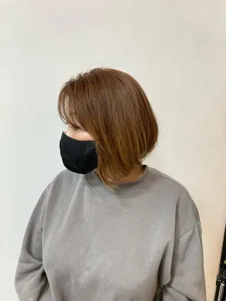 ショート 伸びても可愛いカラー 愛甲竜佑のヘアスタイル