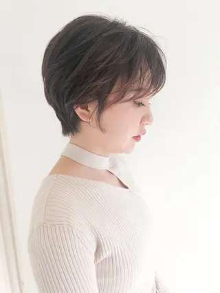 ショート 似合わせカット 迫留由弥のヘアスタイル