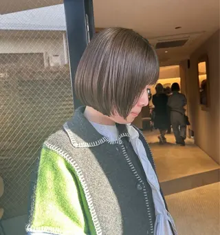 ショート カラー yiye はなのヘアスタイル
