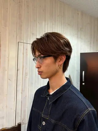 ミディアム パーマ メンズ shinta スパイキー/パーマのヘアスタイル