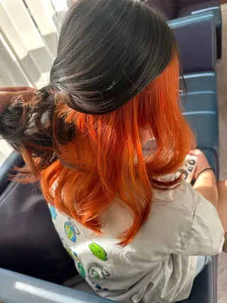 ミディアム カラー Lantana 前野心結のヘアスタイル