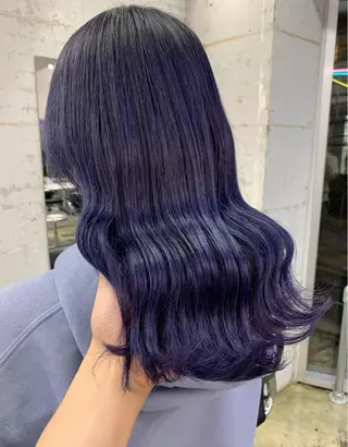 ロング カラー ヘアアレンジ メンズ 🧸ハイトーン🧸 ゆっきー🧸のヘアスタイル