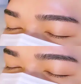 メンズ アイブロウ 宮本麻央🎀🪽L ULUeyelashのマツエク・マツパデザイン
