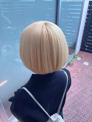 ミディアム カラー 鮫島海斗☆レイヤー☆ ケアブリーチのヘアスタイル