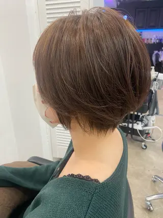 ショート 【ウルフ/レイヤー/ 白髪ぼかし】タツヤのヘアスタイル