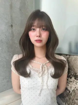 ロング 浦和透明感トレンド ヘア🫧セナ🤍のヘアスタイル
