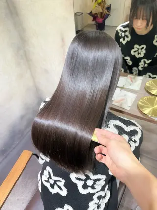 ロング 若命燿史／レイヤー 縮毛矯正/髪質改善のヘアスタイル