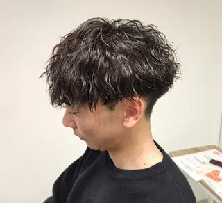 ショート パーマ メンズ 【イケメン風パーマ】 SHOFYのヘアスタイル