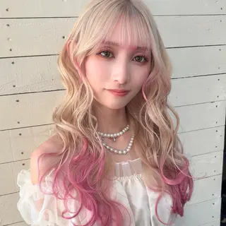 ロング ブリーチ/艶カラー RYUTOのヘアスタイル