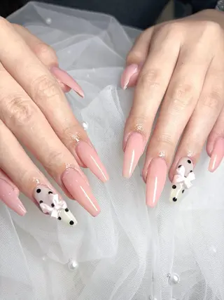 ネイル 韓国ネイル🎀当日 予約⚪︎Karin♡のネイルデザイン