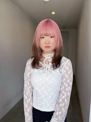 セミロング カラー IROW/イロウ天神 大名店 yamaのヘアスタイル