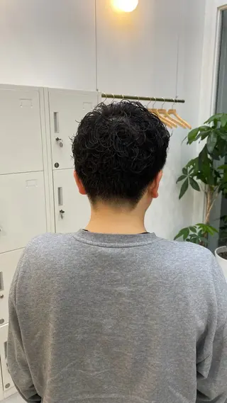 パーマ 黒木 心温のヘアスタイル