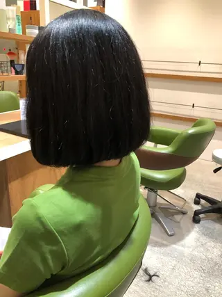 ミディアム 森 翼のヘアスタイル