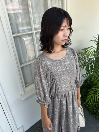 ミディアム カラー AGREE Momokaのヘアスタイル