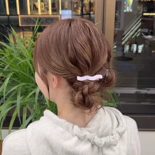 ロング ヘアアレンジ 🫧寒色カラー/透明 感ブラック/Risaのヘアスタイル