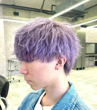 カラー 齊藤 千隼のヘアスタイル