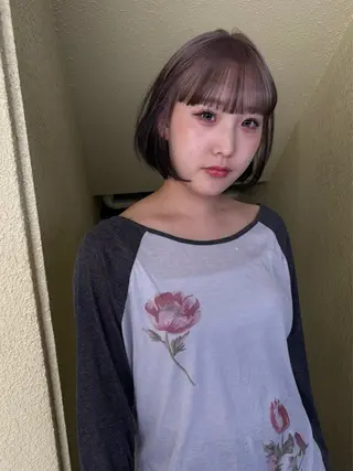 カラー 🪺透明感カラー/ 暖色/カエデ🪺のヘアスタイル