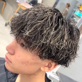 ミディアム カラー ヘアアレンジ メンズ fifth 石川 凪のヘアスタイル