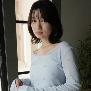 ミディアム 【天満1艶髪】潤艶/ 髪質改善🌹釣本竜哉のヘアスタイル