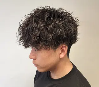ショート パーマ メンズ 【イケメン風パーマ】 SHOFYのヘアスタイル