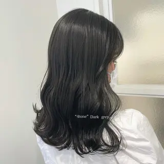 セミロング カラー 当日予約⭕️ Rene’のヘアスタイル