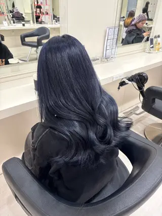 セミロング カラー ヘアアレンジ 💟RINNA 艶カラー💟のヘアスタイル