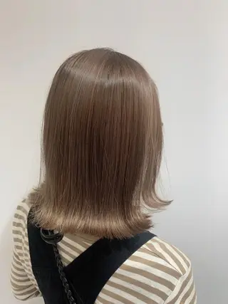 ミディアム カラー ヘアアレンジ 近藤千翔🩵 髪質改善Periodのエステ・リラクイメージ