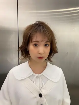 ショート レイヤーと顔まわり 大好き❣️関口拓馬のヘアスタイル