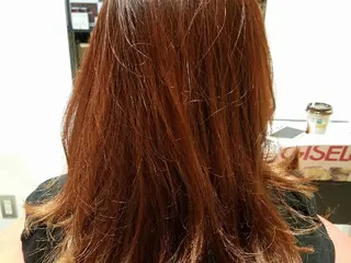 セミロング ミディアム ロング 田中 光のヘアスタイル