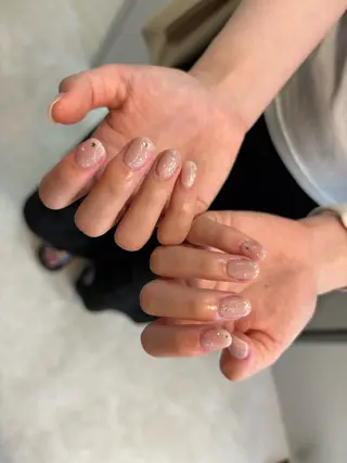 ネイル Mai :矢場町 ニュアンス🌿アートのネイルデザイン