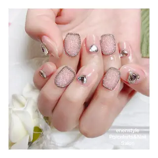 ミディアム カラー ネイル 🐾enen style 🐾のネイルデザイン