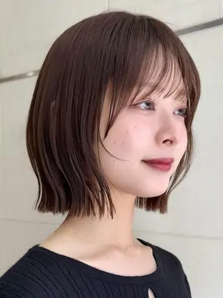ショート カラー 似合わせスタイル 表参道🌿ちえのヘアスタイル