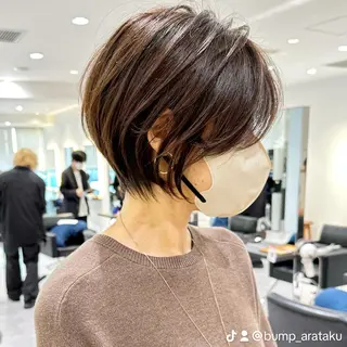 ショート カラー 表参道/ショート特化 /似合わせ/荒砂のヘアスタイル