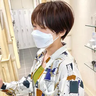 ショート カラー 🔮 BASSA立川 診断×艶髪🔮のヘアスタイル