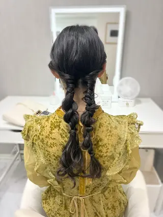ロング ヘアアレンジ ヘアセット専門店 R🌹のヘアスタイル