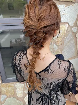 ロング かめやま ゆりのヘアスタイル