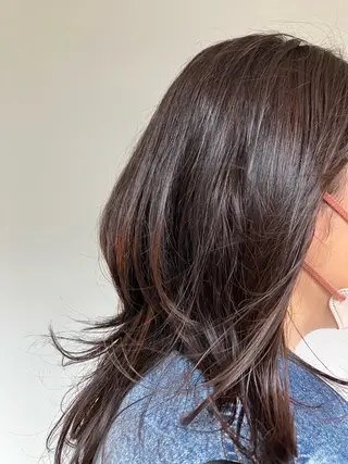 ミディアム カラー 佐藤 知子のヘアスタイル