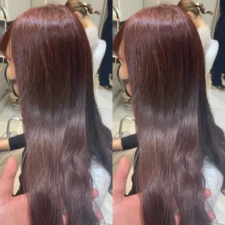 ロング 美髪矯正透明感カラー 江川 和輝のヘアスタイル