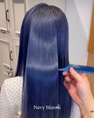 ロング カラー ハイトーン、カラー 特化⟡.·すわ☁️のヘアスタイル