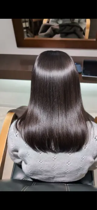 セミロング 結衣 髪質改善モデル募集中のヘアスタイル