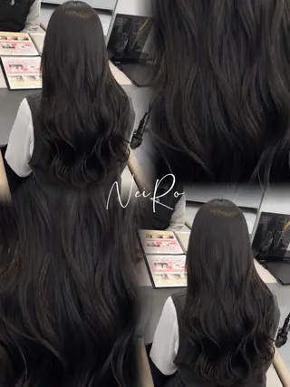 ロング 薄井舞｜ハイトーン× エクステの神様のヘアスタイル