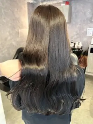 ロング カラー 💜eluあやね💜 🫧カラー・縮毛矯正のヘアスタイル
