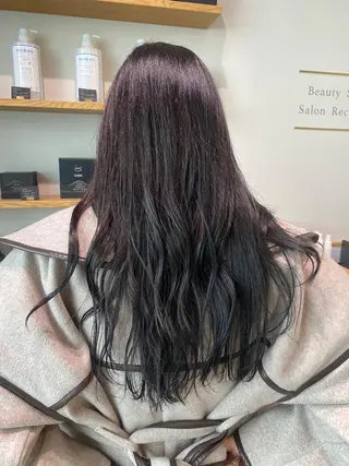 ロング カラー 韓国好き🇰🇷 美容師MIKUのヘアスタイル