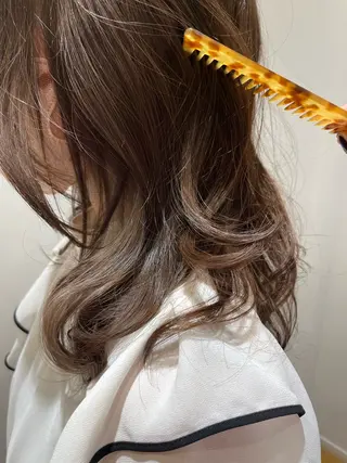 セミロング カラー 門崎未依/レイヤー/ メンズカット🪿🌼のヘアスタイル