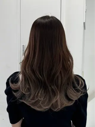 ロング カラー パーマ 平日オススメ✨ コスパ&タイパ✨山下のヘアスタイル